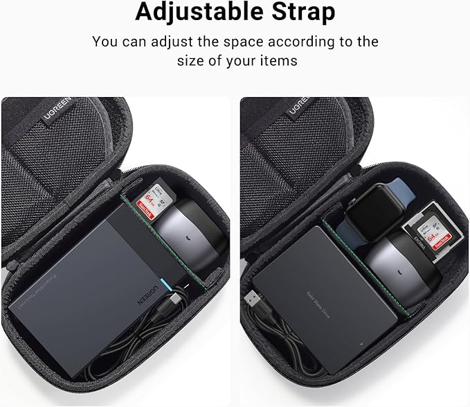 UGREEN Electronic Organizer, Travel Organizer for Electronics Accessories Water-resistant