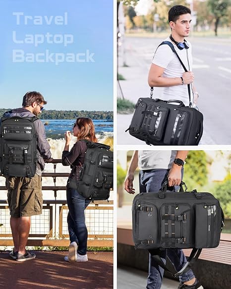 Packease Travel Backpack for Men - Carry On Laptop Backpack with USB Charging Port