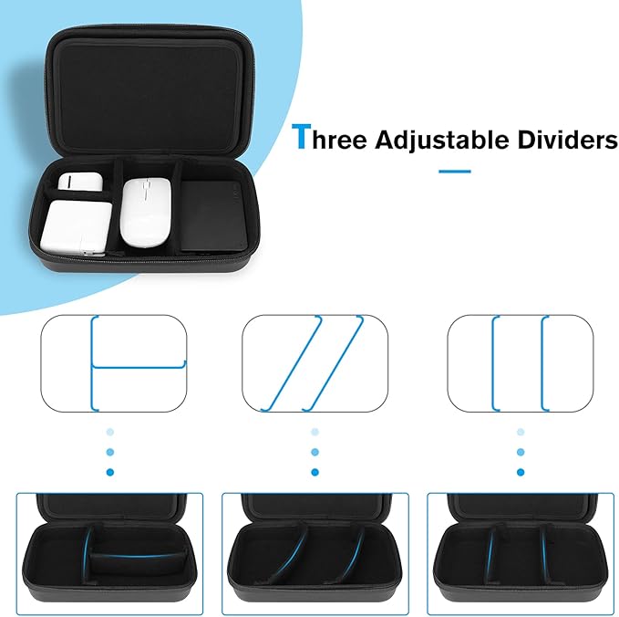 Packease ProCase Hard Travel Electronic Organizer Case for MacBook Power Adapter