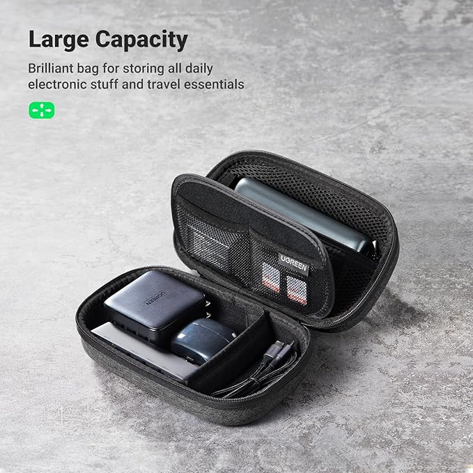 UGREEN Electronic Organizer, Travel Organizer for Electronics Accessories Water-resistant