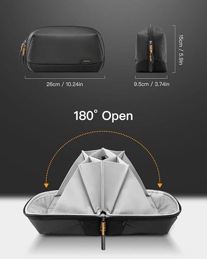 Packease Electronics Organizer Travel Case - Waterproof Tech Pouch